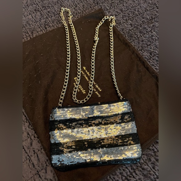 Kate Spade Sequined Bag with Chain - Picture 3 of 11